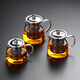 Japan imported high-quality glass teapot filter tea set household tea set thickened heat-resistant glass P025-(single pot) 400ml