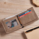 Mashalanti Sanyuan Lipi Herren Brieftasche Trendy Short Wallet Multi-Card Multifunktionskartenpack Jungen Geburtstag Geschenk für Freund Kaffee Neue Modestil