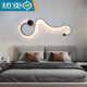 Gebuda modern minimalist wall lamp living room bedroom bedside lamp corridor aisle entrance lamp D102 black round wall lamp warm light