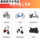 Kojunsu Elektrofahrrad Rückfahrrad Fahrradfahrrad Rückspiegel Batterie Bike Convex Mirror Bicycle Reflector Mountain Bike Rückspiegel 5.2 cm Spiegel [kleiner/Kinderwagen Special] 1