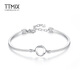 TTMIX fashion platinum bracelet women's pt950 platinum bracelet Möbius strip 5.23g