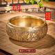 Fulanti brass ashtray household living room large high-end office car with cover anti-fly ash and anti-fall high-value ornaments Large dragon and phoenix treasure trove ashtray (about 695 grams)