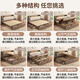 
Yu Feiqi Nordic multi-function soft solid wood double bed modern simple high box night light storage charging wedding bed 9901# single bed [with light with socket] 1.8*2.0m (frame with tail withdrawal)