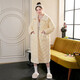Fenton nightgown women's thickened three-layer quilted warm cardigan home wear Q9J2470257