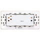 
(DELIXI) Socket panel concealed CD691 series 118 type two-position five-hole 10-hole socket panel champagne gold type 118 type fifteen-hole