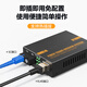 Nokoxin optische Fasertransceiver Gigabit Single-Fiber-Einzelpaar 100-Megabit Single-Fiber-Einzelfaser-Transceiver-Netzwerkkabelnetzwerk-Erweiterung Optoelektronischer Konverter SC Interface Gigabit Single-Faser/20 Kilometer Ein Paar