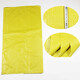 Aibaijia bright yellow thickened woven bag large snakeskin bag moving bag express packing bag storage bag construction garbage bag bright yellow 60*110cm 10 pieces