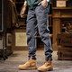 
Post-exploration American casual pants for men in spring and autumn loose retro functional pants for handsome tying trousers trendy brand retro men's work pants khaki 32 (140-150Jin [Jin equals 0.5 kg])