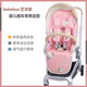 Shantoulin Village Adapted Bebus Kinderwagen Matte Pro Summer Matte Kinderwagen ICE Seidenmatten Kissen vier Jahreszeiten 1 cm Dicke [ICE Seidenmatte doppelseitiges Vier-Jahreszeiten-Modell] Milky White