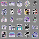 50 Autocollants périphériques de jeu Omori Pixel Game Mignon Cartoon Headspace Ordinktop autocollants de bureau peints créatifs avec décoration adhésive étanché