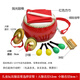Mi Ling Cowide Drum Kinderspielzeug kleiner Schlagzeug flacher Drum Gonggong Percussion Instrument 17 cm 8-Zoll
