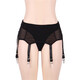 
Kangmengdi European and American sexy underwear large size couple sex stimulating garters black stockings sexy thong fat mm200Jin[Jin equals 0.5 kg] black (garter + thong) M Recommended 130Jin[Jin equals 0.5 kg]