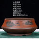 Yixing lila Tonblüten Pot Keramik Haushalt Einfacher runde große, mittlere und kleine Durchmesser Baum Bonsai Topf 693 Schalen kleiner roter Topf mit Kunststoffschale + Abflussnetz