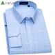 Shanshan (FIRS) long-sleeved shirt men's plaid casual shirt young and middle-aged business formal wear-free shirt 2004 blue 39