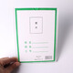 Dston Gold carving stationery photo frame Double-layer acrylic insert card slot card cover Promotional notification information column name Change photo frame job card 679 12.8*17.8cm