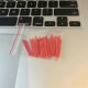 和冠（Wacom）数位板笔芯CTL672 671 472影拓笔头651 6100 660手绘板笔尖 二代黑色10支 (送更换器)