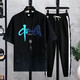 GEGUSEN (GEGUSEN) Adolescente de camiseta de manga corta Niño de 12 a 15 años de edad Junior y Senior High School Clothy Cotton Ropa de algodón grande Tendencia de deportes hermosos 683 Café poco profundo (soltero de manga corta) 2XL (125-140Jin [Jin equivale a aproximadamente 0.5 kg])