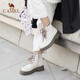 Camel (Kamel) Martin -Stiefel für Frauen im Herbst und Winter Neue komfortable Casual Women's Shoes Short Stiefel Britische Mango -Head Frauenstiefel LF222W7732 M White 36 36