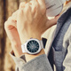 POSCER WATCH MENS STAHL GEISTER AUTOMATISCHE MECHANISCHE WATCH CALENDAR SPORT NATIONAL NATIONAL WAS GEWASSUNG WATCH PISTERSERIESE SERVE 6225 STAEL BEIL BLUE BLUE CD AUTOMATISCH