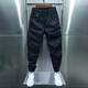 Pantalons décontractés de haute qualité de haute qualité pour garçons avec une salopette de taille polyvalente pour le printemps et l'automne Nouveau style pour les hommes pour les sports confortables et respirants 200 kaki [printemps et automne] xl