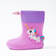 Lemonkid children's rain boots for boys and girls, non-slip shoes, children's baby waterproof rain boots, flying unicorn new style 190