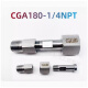 Junta de conversión de cilindro de la válvula de cilindro XMSJ316 CGA180 CGA580 CGA330 CGA320 Hidrógeno Nitrógeno CGA679 Cable interno de alambre inverso-1/4npt Outer Outer