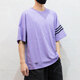 Adidas (adidas) 3 feuilles à manches courtes à manches courtes 2025 Été Nouveau extérieur Running Casual Round Fitness Training T-shirt Sportswear T-shirt Pure Coton HR3291 XL