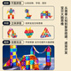 Mobee children's magnetic tablets 3-6 years old girls toys puzzle magnet assembly boys 1-3 years old color window magnet birthday gift
