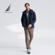 Nautica [Drop de una sola pieza] La ropa de otoño e invierno para hombres usa sombreros extraíbles y chaqueta gruesa de tres en una chaqueta gruesa de tres en uno Marina 4NV (223) XL
