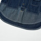 
ASK JUNIOR Boys Jacket 2025 Autumn Medium-Large Children's Denim Jacket Children's Contrast Coat Jacket Trend Blue 150