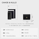 CAHOE KULLO official website cowhide wallet women short 2025 new fashion women's card bag clutch women coupon wallet small wallet women midnight black-niche ck women's bag birthday gifts for best friend summer practical and heart-hearted seniority for elders