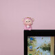 Xixiao zodiac signs micro-landscape cute computer palette small ornaments screen creative healing puppy pendant decoration on car 5 zodiac signs [can be selected] + traceless stickers