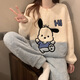 Nanbowan coral velvet pajamas for women in winter 2023 new plush thickened cartoon Paca dog flannel big child 13-year-old girl ABL12401 Paca dog velvet style M women (height 150158 weight 6895 Jin [Jin equals 0.5 kg])