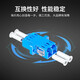 HAILE海乐 光纤适配器电信级LC-LC双工耦合器 LC法兰盘光纤对接头延长器光纤转接头 1个装 LC-2S-1