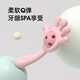 蒂乐婴儿手摇铃玩具0-1岁宝宝益智抓握训练可咬牙胶3-6月幼儿安抚 蜜桃粉【配收纳盒】 1只装