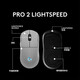 Logitech (G) GPW vierte Generation Suzaku kabellose Maus G Pro Serie kabellose Maus GPW4 Generation Suzaku Hawkeye E-Sports leichte Maus ergonomisches Design Makro GPW4 Generation Suzaku Gaming-Maus (schwarz) + extra langes Mauspad