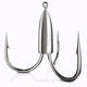 Late fishing three-piece set, 3-claw anchor hook with lead, three-point knife tip, anchor hook, spear fish hook, special hook hair hook with barb, 20g (three-piece set)