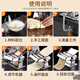 
Baihaojia manual noodle press home noodle machine hand-crank wonton skin dumpling skin rolling noodles and noodles making artifacts for noodles. Upgraded and thickened three-knife type [can press three types of noodles]. Increase and thickened stainless steel model
