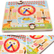 Chengliu Children's Understanding Time Calendar Clock Weather Teaching Aids Kindergarten Montessori Early Education Intelligence Development Baby Toys
