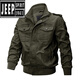 Jeep (Jeep) 2024 Herbst- und Winter-Winter-Plus-Fleece-verdickter Herren-Outdoor-Jacke von Pure Cotton Casual Working Jacket Großgröße Lose Wear-Resistant Top 9903 Khaki M 90-115jin [Jin gleich 0,5 kg] Empfohlen