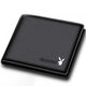 
Playboy wallet men's short business youth wallet short wallet driver's license male student wallet black silk screen belt multi-function card slot for packaging