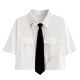 
Ran Yilan Korean retro college style girls' suit 2023 summer sweet and cool suit female students Korean style loose college style lining work skirt 1389# XS suggested 80Jin [Jin equals 0.5 kg] below