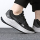 Nike (NIKE) 2025 summer running shoes men's shoes new ZOOM sports shoes cushioning breathable casual and fashionable light sports shoes DC3727-001 black gray 42.5