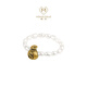 Chow Tai Fook Monologue Monologue, Gold Bag de oro de oro con anillo de perla MR1047 Regalo de cumpleaños No. 15 (recomendado para usar en los anillos 14-16)