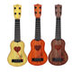 
Ibanez Music Dream Children Can Play Ukulele Small Guitar Space Astronaut National Trend Style Toy Musical Instrument Early Education [21 Inch] Coffee 54cm Score Pick