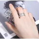 DL 1998 Fat Donglai same style PT950 platinum ring plain ring frosted platinum couple ring for men and women frosted love with you for the rest of my life single ring for women