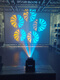100W pattern moving head light LED spot moving head wedding bar KTV rotating dyeing stage light 100W LED pattern moving head light