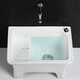 GuanMu new model large ceramic mop pool with washboard balcony mop pool mop pool wash mop pool laundry pool desk control 59 cm with washboard