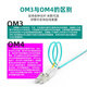 万兆多模lc-lc光纤跳线 电信级 多模跳纤 OM3光纤线 机房数据线 LC-LC双芯 10米