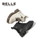 Belle Kinderschuhe Mädchen Martin Boots 2023 Herbst neue Single-Boots-Jungen Britische Stiefel Kurzstiefel Kinder All-Match Leder Stiefel Vanille-Danli de3882 27